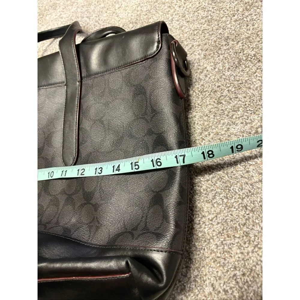 Vintage Coach Signature briefcase/tote soft leather
